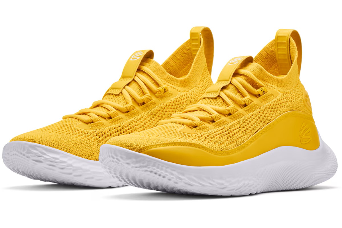 アンダーアーマー UNDER ARMOUR カリー8 Curry8 Smooth Butter Flow（Taxi/White/Taxi）【3023085-701】