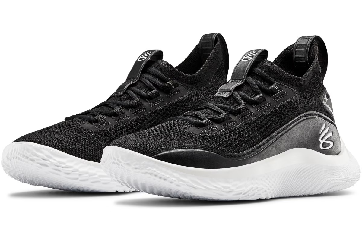 【キッズサイズ】アンダーアーマー UNDER ARMOUR GSカリー8 GS Curry8 Smooth Butter Flow（BLACK/WHITE/BLACK）【3023527-002】