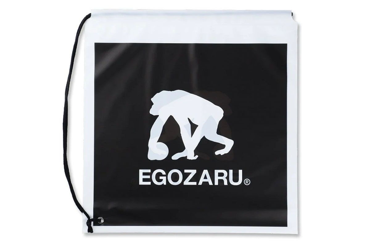 ショッピング バッグ（大） エゴザル 【EZAC-SP02】 ラッピング プレゼント 着替え入れ 袋 ビニールバッグ ※3枚までゆうパケット1個口での発送