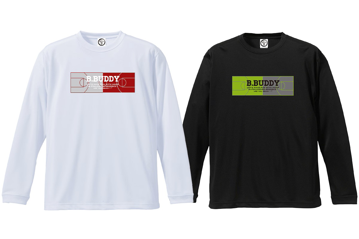 YOCOURTロングTシャツ ビー.バディ 【LT23】  バスケ ロンt 長袖