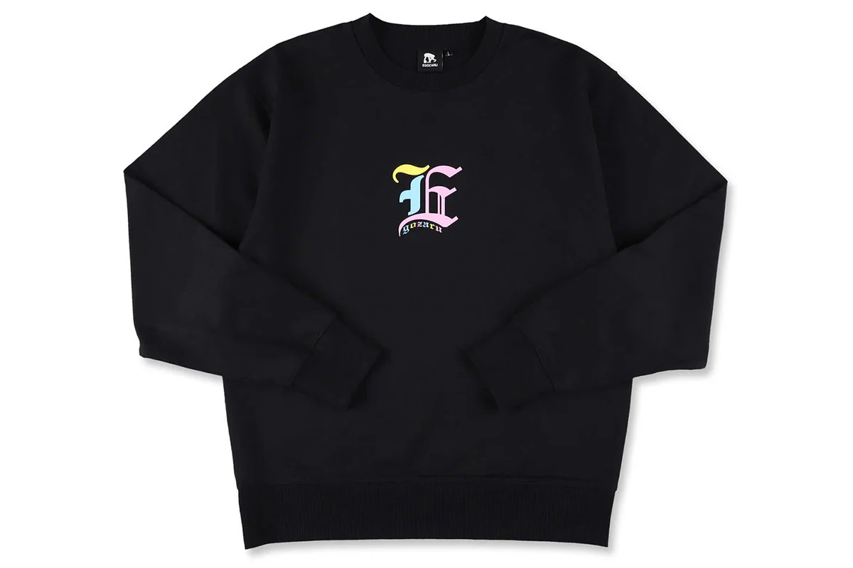 マルチカラーオーバーサイズドスウェットクルーネック(EZBH) エゴザル 【EBFW24USW001】 バスケ 長袖 ウェア 冬