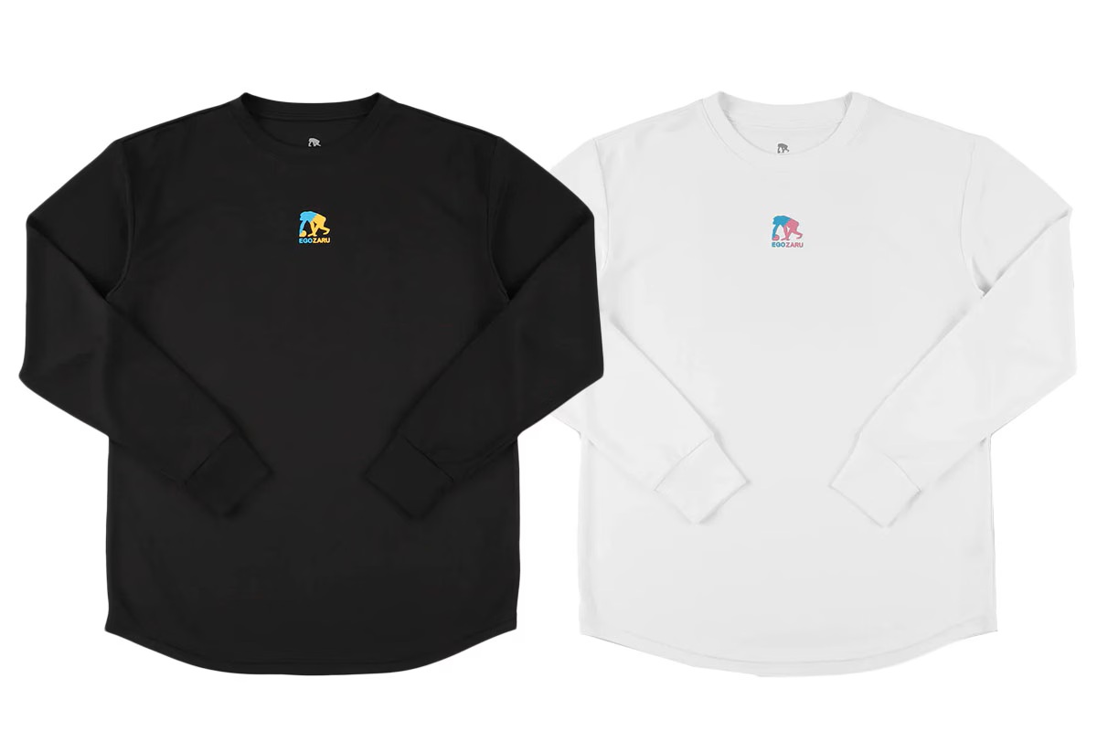 クアトロ ロゴ ロングスリーブTシャツ エゴザル 【EZFW25ULS003】 バスケ ロンt 長袖 練習