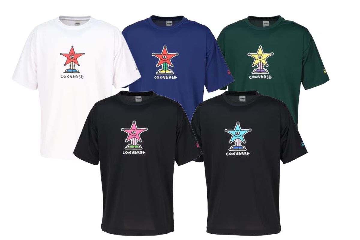 5FプリントTシャツ コンバース 【CB252358】 バスケ tシャツ 半袖 