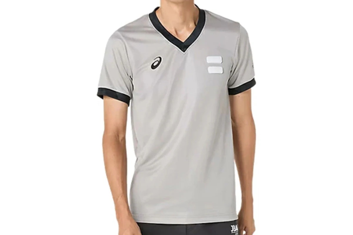 ［JBA認定］レフリーシャツ アシックス 【2063A421】 バスケ 審判 レフェリー