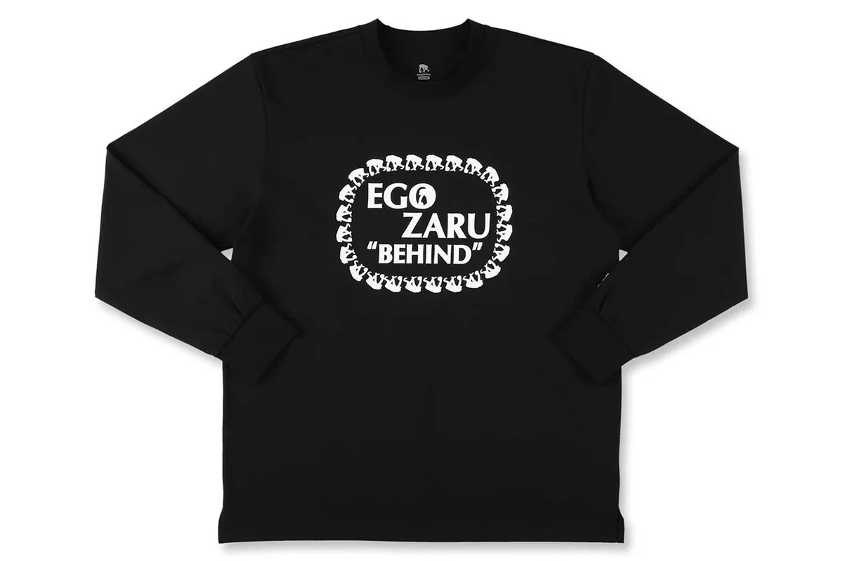 オーバーサイズド ノンエボリューション ロングスリーブTシャツ(EZBH) エゴザル 【EBSS25ULS001】 バスケ ロンt 長袖 練習