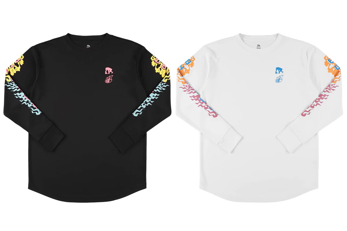 オリエンタルフレイム ロングスリーブTシャツ エゴザル 【EZFW25ULS010】 バスケ ロンt 長袖 練習