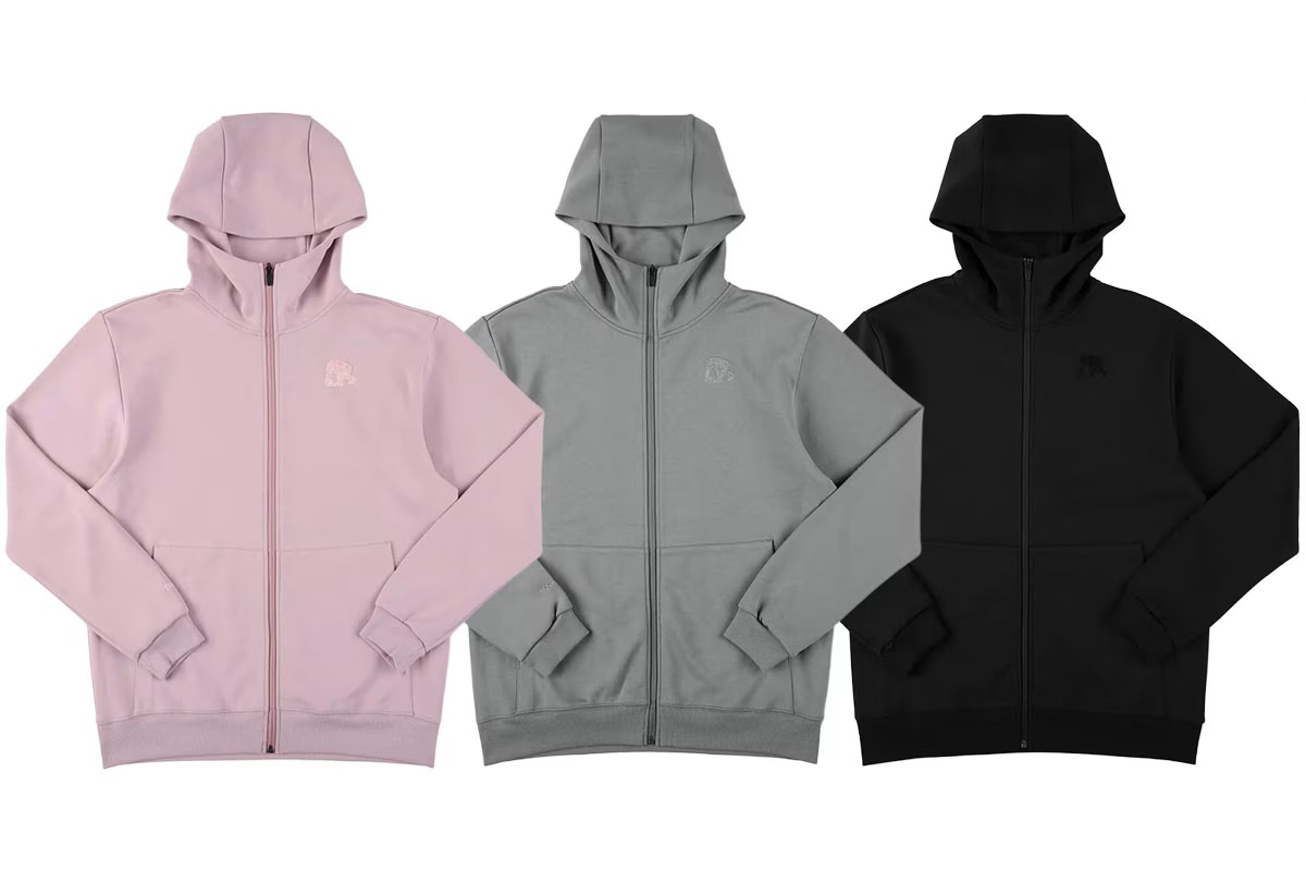 ダブルフェイス スウェットシェニールパッチZIPアップパーカ エゴザル 【EZFW25USW001】 バスケ 長袖 ウェア 冬