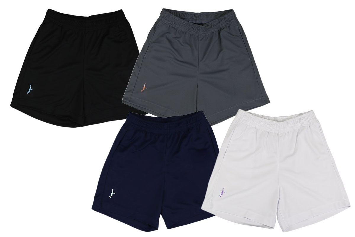 [膝上ショート丈] ベーシック グリッターロゴ ショーツ（ポケット付き） インザペイント 【ITP25436】 バスケ パンツ バスパン