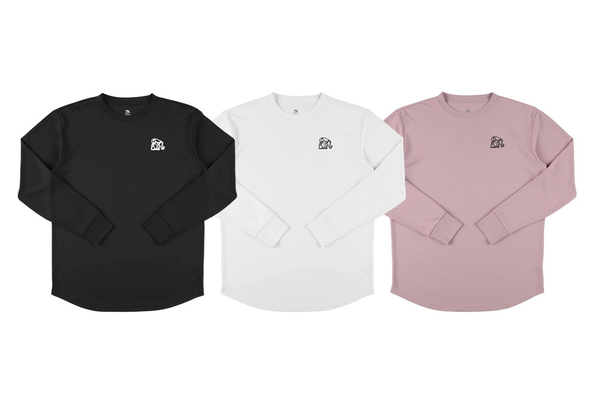 キュビズムロゴ ロングスリーブTシャツ エゴザル 【EZFW25ULS016】 バスケ ロンt 長袖 練習