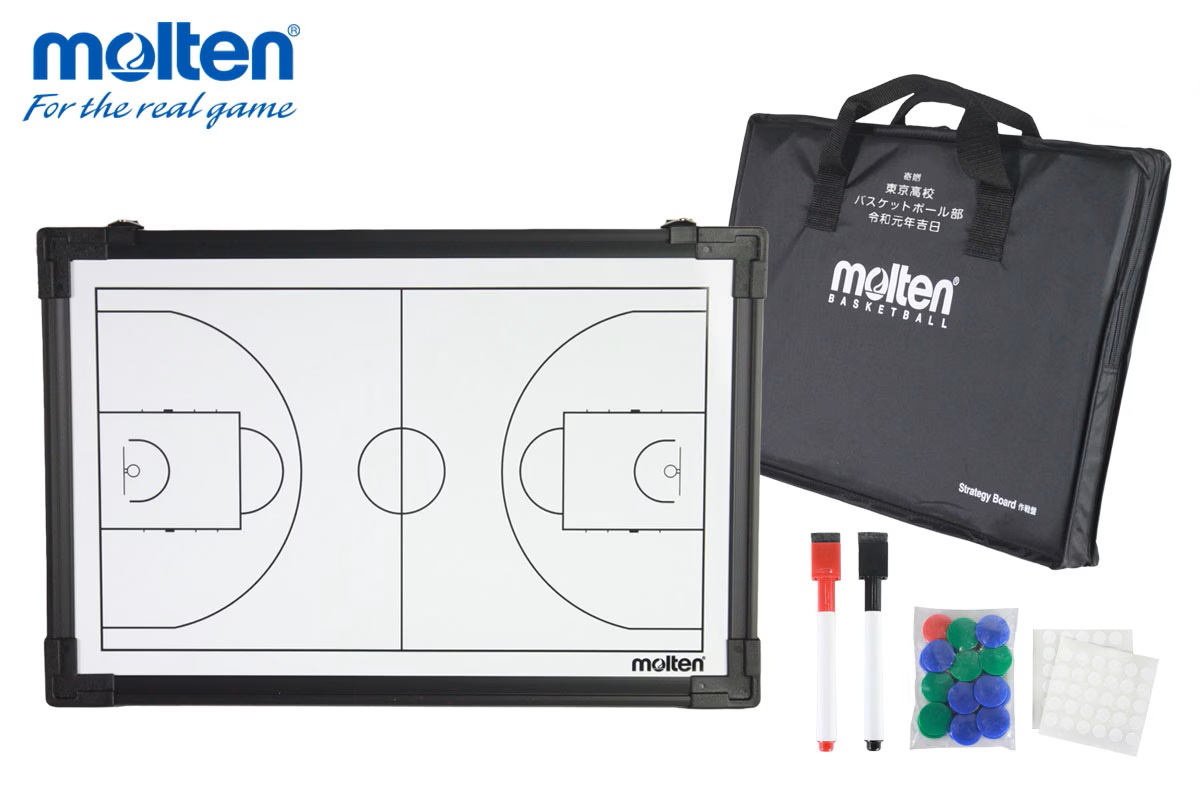 ＼ケースへの名入れ可能／ バスケットボール用作戦盤（両面タイプ) モルテン 【SB0050】