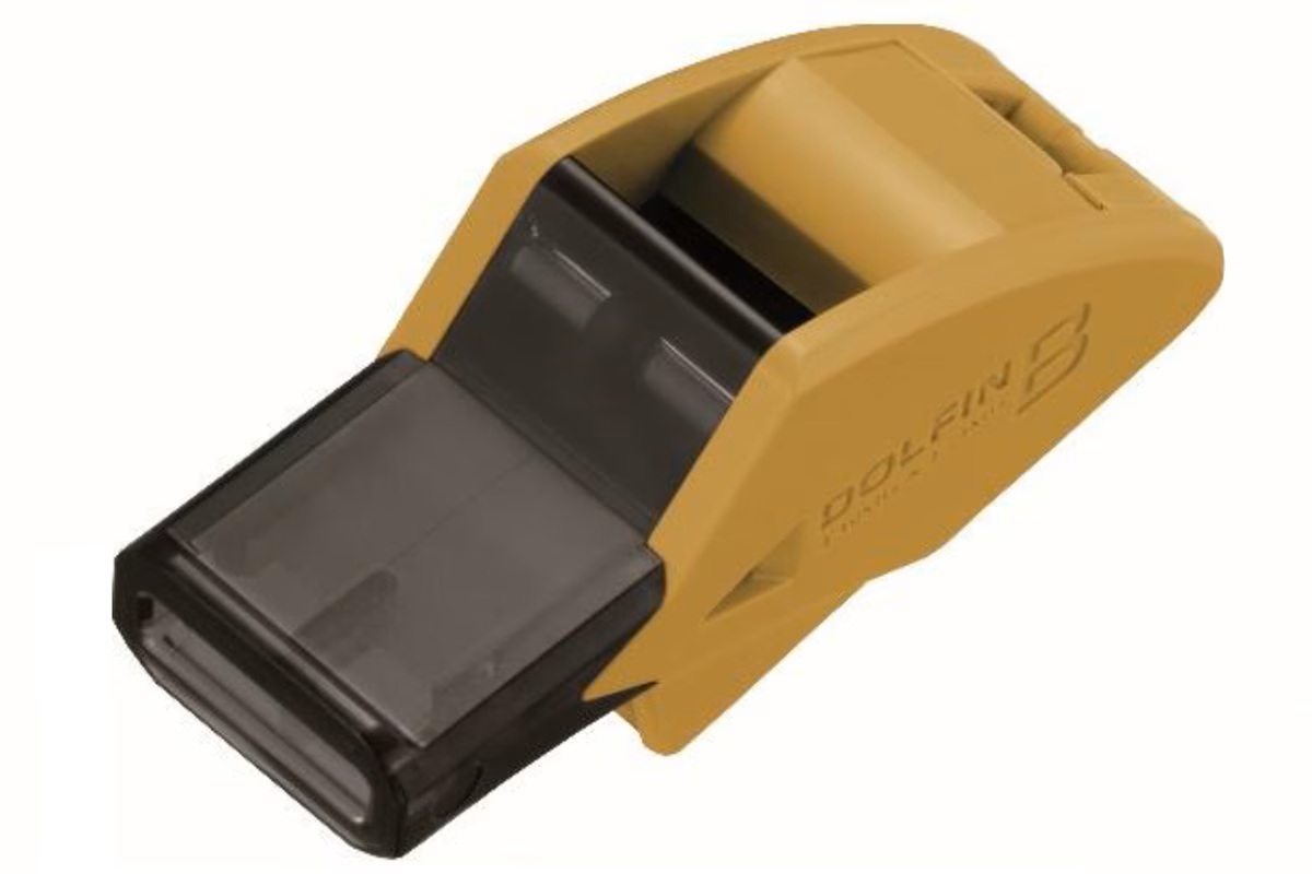 [ネーム加工不可]ドルフィンB バスケットボール専用ホイッスル（カーキ）