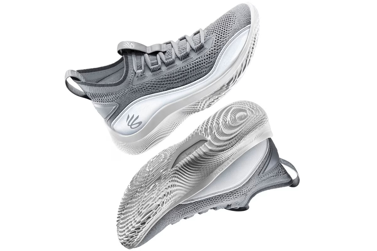 アンダーアーマー UNDER ARMOUR カリー8 Curry8 「SHINE」（Steel/White/Reflective）【3024031-100】