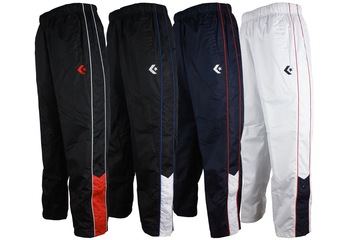 【4色展開】【140-160サイズ展開】【ジュニア】コンバース CONVERSE Jr.ウォームアップパンツ［裾ボタン］【CB482503P】※セットアップ可能