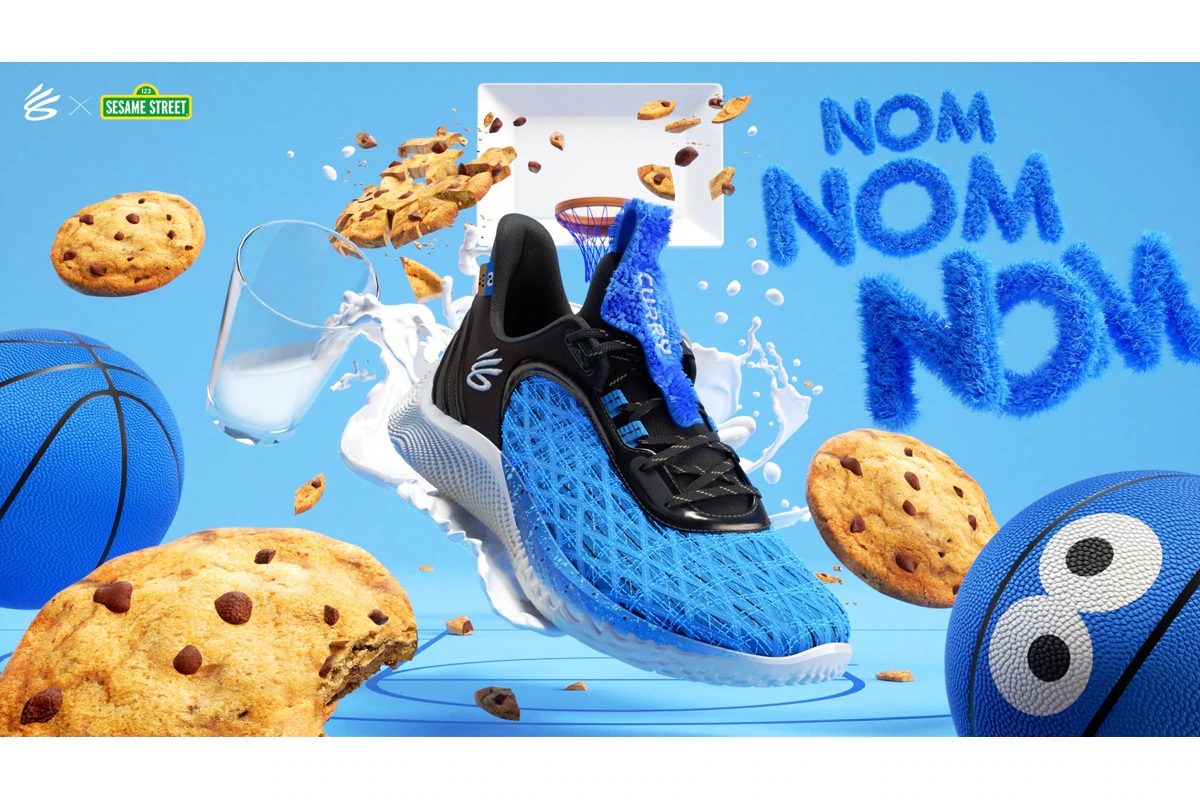 アンダーアーマー UNDER ARMOUR セサミストリート×カリー9 Curry9 （Viral BLUE/Black/Black）【3024248-404】 