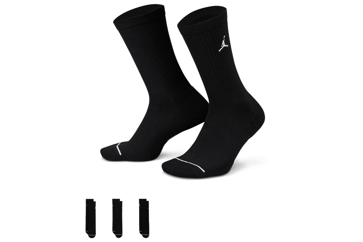 エブリデイ クルー ソックス3足組 ジョーダン 【DX9632-010】 バスケ バッソク 靴下 ▲■