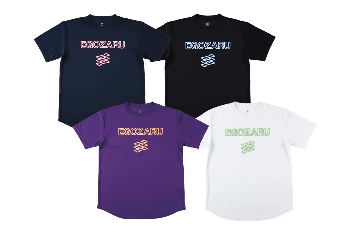 ネオンサイン Tシャツ エゴザル 【EZST-S2413】 バスケ tシャツ 半袖
