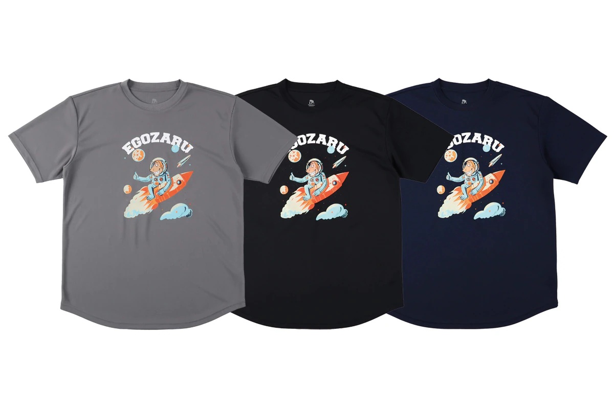 スペース マイキー Tシャツ エゴザル 【EZST-S2426】 バスケ tシャツ 半袖