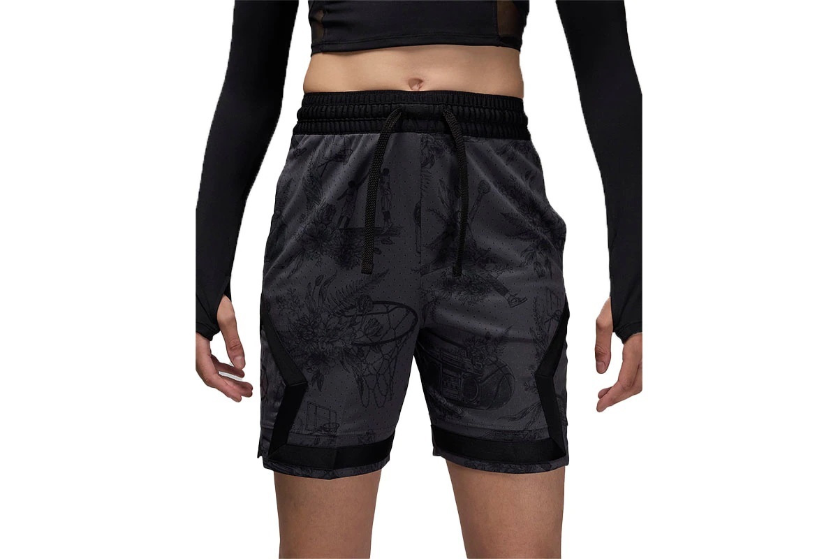 Dri-FIT プリント ダイアモンド ショートパンツ ジョーダン  【FV8614-010】 バスケ パンツ 短パン バスパン