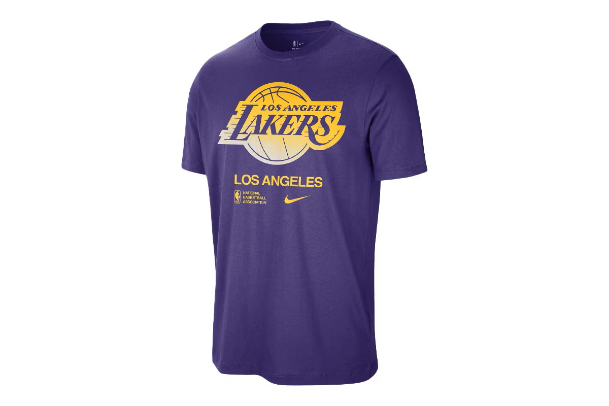 NBA ロサンゼルス レイカーズ コートサイドTシャツ ナイキ 【HF0878-504】 バスケ tシャツ 半袖 