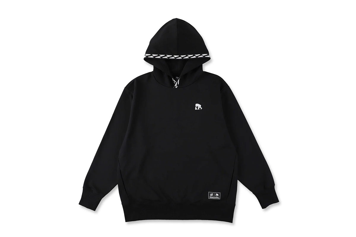 クランクテープ フードパーカ エゴザル 【EZFW24USW011】 バスケ 長袖 ウェア 冬