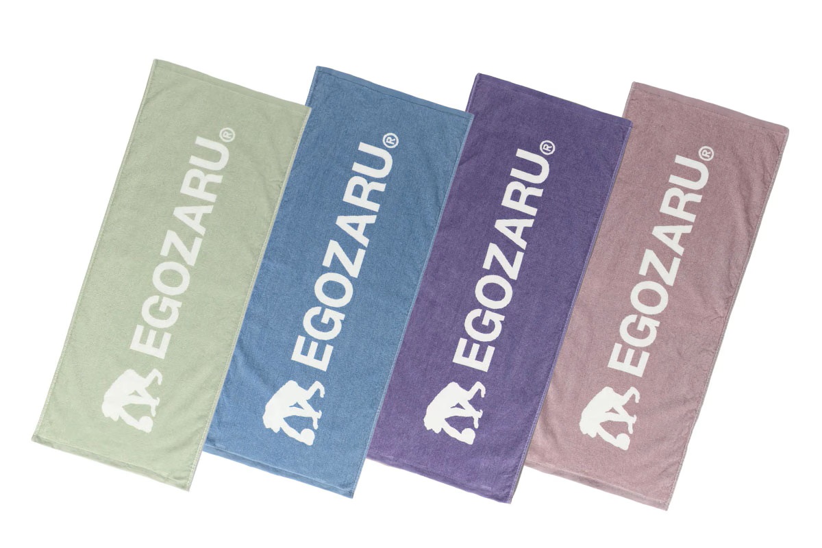 ◆ネーム刺繍可能◆ ロゴ スポーツフェイスタオル 25FW エゴザル 【EZFW25UTW001】 バスケ 記念 引退 卒業 卒団 贈り物