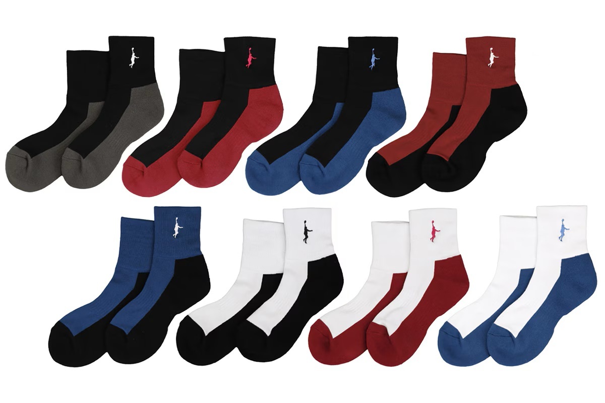 カーマイン＆インディゴ ソックス インザペイント 【ITP25404】 バスケ バッソク 靴下