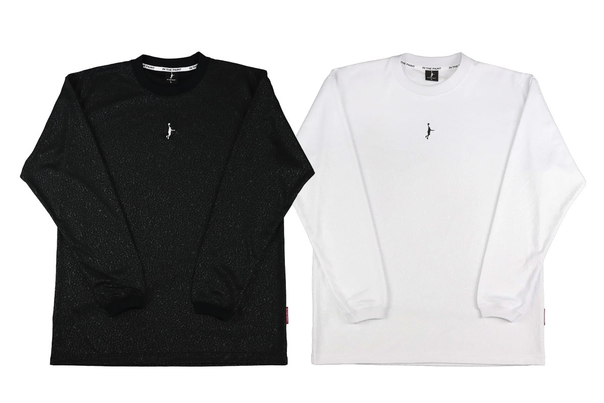 クレーター パターンロングスリーブシャツ インザペイント 【ITP25408】 バスケ ロンt 長袖 ロングTシャツ