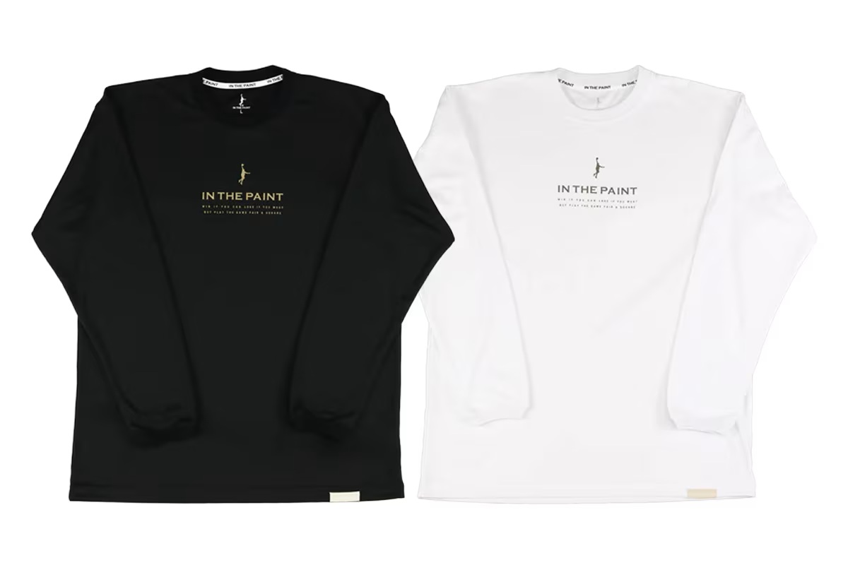 ナチュラルアースカラーロングスリーブシャツ インザペイント 【ITP25426】 バスケ ロンt 長袖 ロングTシャツ