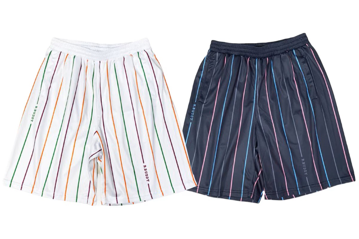 【2色展開】ビー.バディ B.BUDDY STRIPE HALFハーフパンツ【HP22】