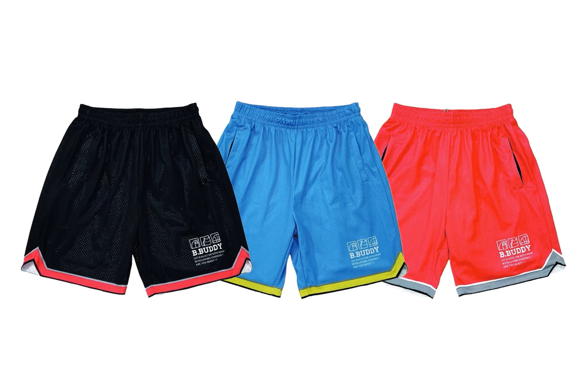 ICON MESH ハーフパンツ ビー.バディ 【HP24】 バスケ バスパン 短パン 練習