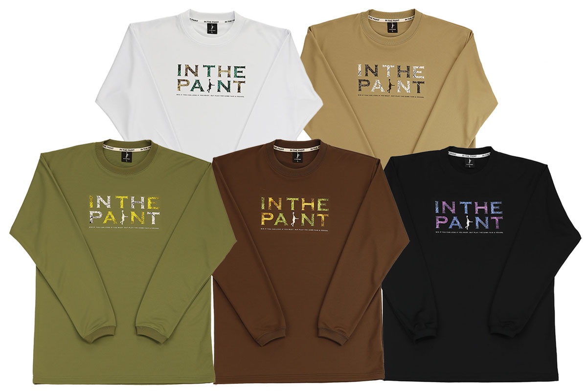 ロングスリーブシャツ インザペイント 【ITP24404】 バスケ ロンt 長袖 ロングTシャツ【返品・交換不可】