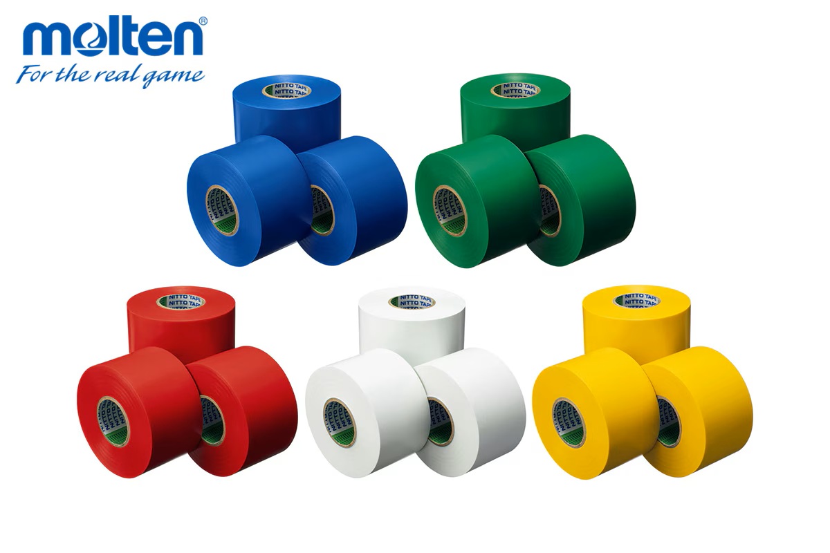 ビニールラインテープ モルテン 【TV1015】 体育館 備品 コート設営