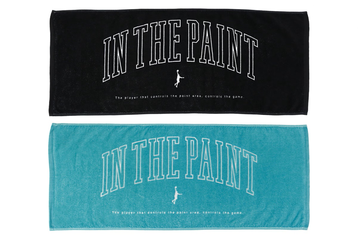 ◆ネーム刺繍可能◆ アウトラインロゴタオル インザペイント 【ITP25441】 バスケ 記念 卒団 卒部 卒業 引退