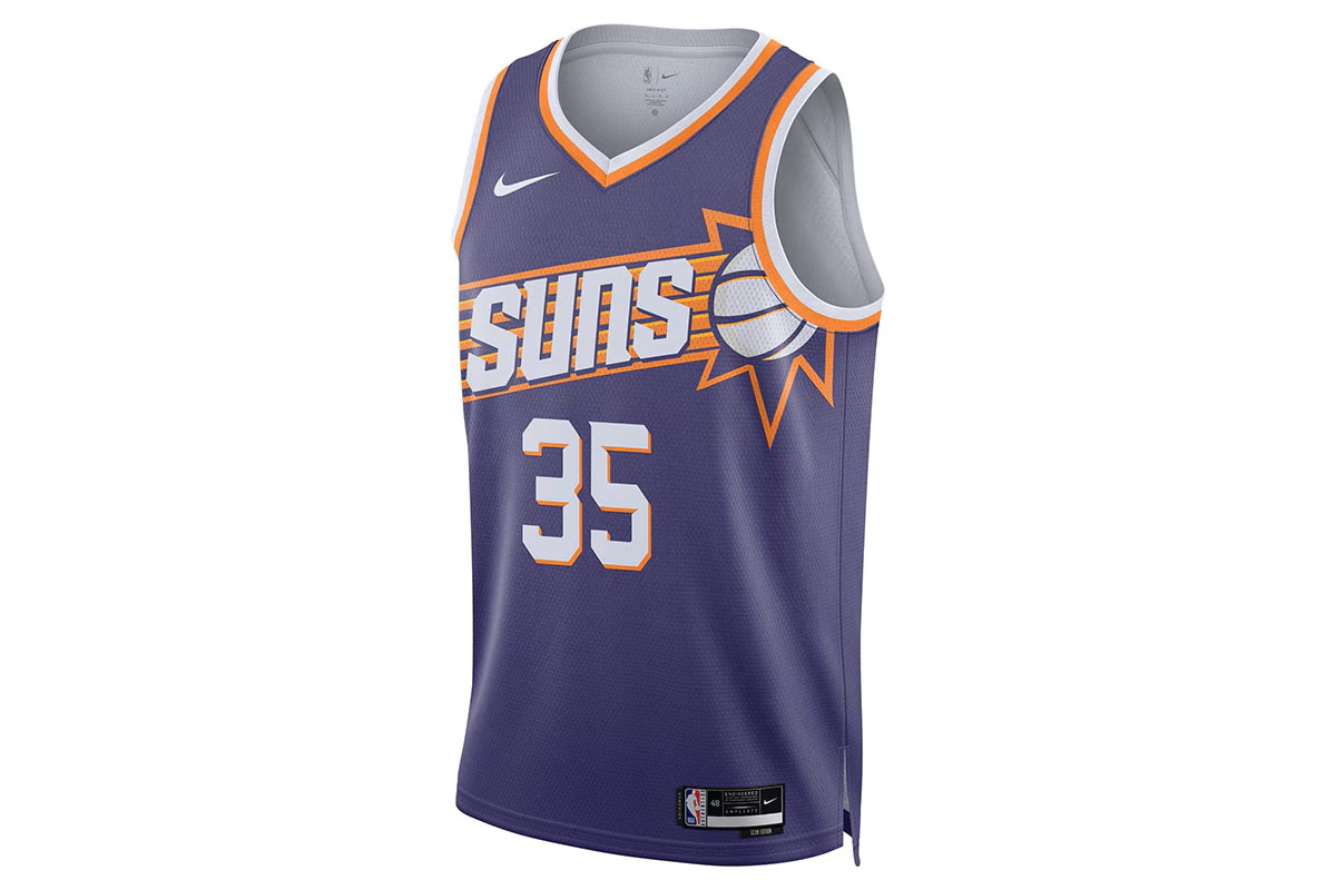 2023/24 アイコン エディションスウィングマンジャージー フェニックス・サンズ #35 ケビン・デュラント ナイキ NBA 【DV4855-570】 バスケ ユニフォーム レプリカ 