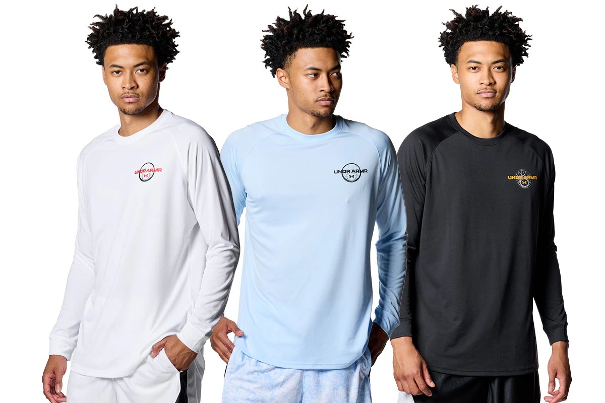 テック ロゴ ロングスリーブ Tシャツ アンダーアーマー 【1388345】 バスケ ロンt ロングtシャツ 【返品・交換不可】