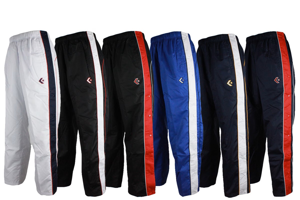 【6色展開】【SS-XOサイズ展開】コンバース CONVERSE ウォームアップパンツ［サイドフルオープン］【CB182102P】※セットアップ可能